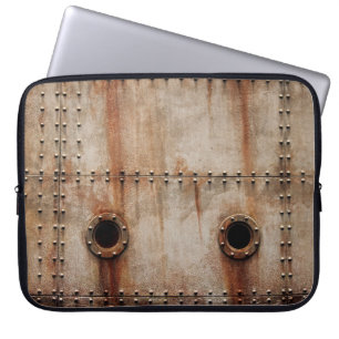 FUNDA PARA PORTÁTIL REPOSACIÓN Y TEXTURA EN LOS LADOS METALIZADO DE PL