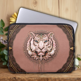 Funda Para Portátil Representación cautivadora y artística de un tigre
