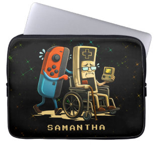 Funda Para Portátil Respeto a tus mayores Control de juego Retro Diver