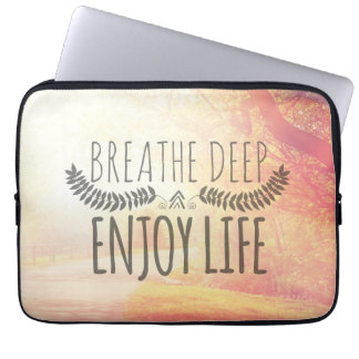 Funda Para Portátil Respire profundamente