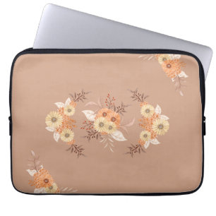 Funda Para Portátil Resplandor de Pétalo de Otoño – Floración Suave de