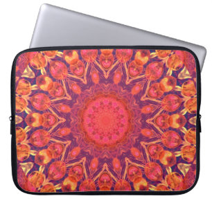 Funda Para Portátil Resplandor solar, danza del círculo de la estrella