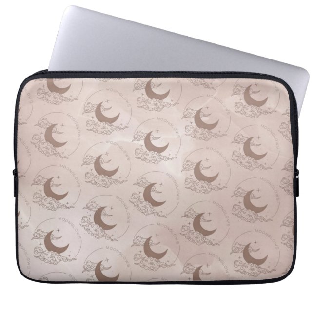 Funda Para Portátil Resplandores lunares (Frente)