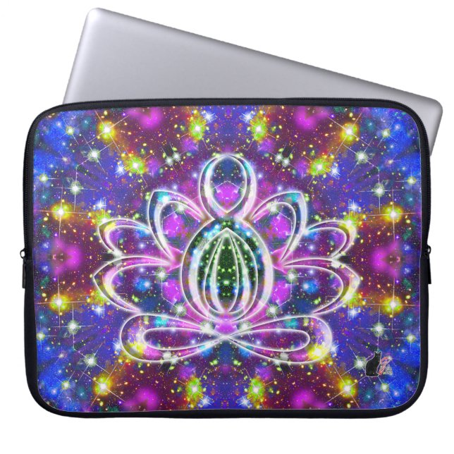 Funda Para Portátil Resplendente Zen Lotus (Frente)
