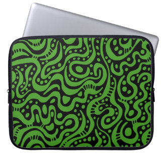 Funda Para Portátil Resumen 041211 - Aguacate en negro