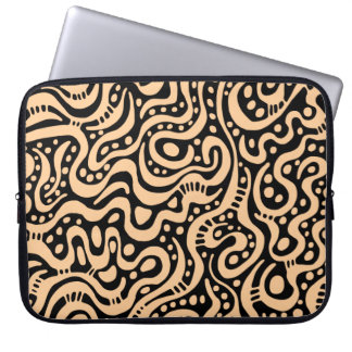 Funda Para Portátil Resumen 041211 - Arena en negro