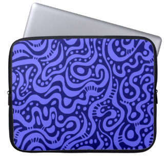 Funda Para Portátil Resumen 041211 - Azul eléctrico en la marina profu