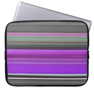 Funda Para Portátil Resumen #1: Púrpura y gris