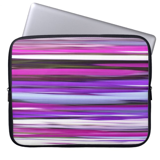 Funda Para Portátil Resumen #2: Desenfoque morado (Frente)