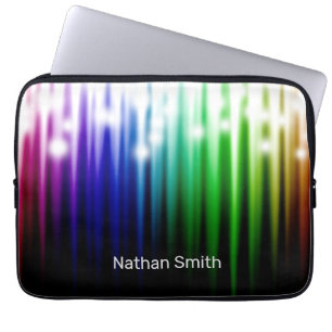 Funda Para Portátil Resumen Arcoiris brillante textura moderna