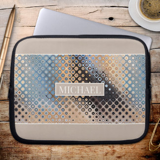 Funda Para Portátil Resumen Art Glass Dots Tech Design Portátil Sleeve