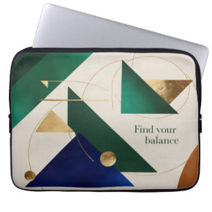 Funda Para Portátil Resumen Arte geométrico moderno minimalista
