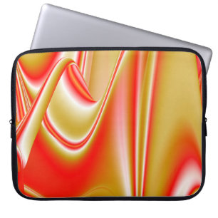 Funda Para Portátil Resumen de amor y oro en 3D Rainbowart