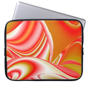 Funda Para Portátil Resumen de amor y oro en 3D Rainbowart