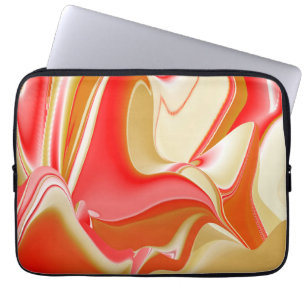 Funda Para Portátil Resumen de amor y oro en 3D Rainbowart