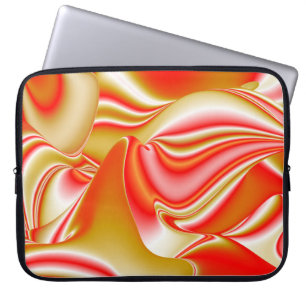 Funda Para Portátil Resumen de amor y oro en 3D Rainbowart