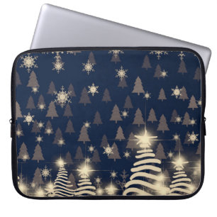 Funda Para Portátil Resumen de copos de nieve. 2.º ilustracion. Santís