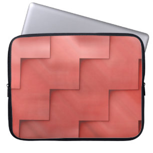 Funda Para Portátil Resumen de fondo creativo rojo abstracto, arte, ar