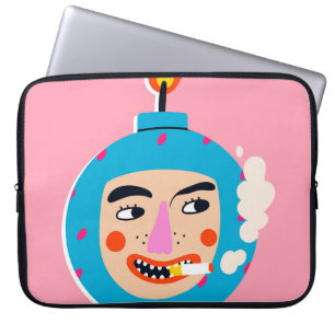 Funda Para Portátil Resumen de la cara de boom