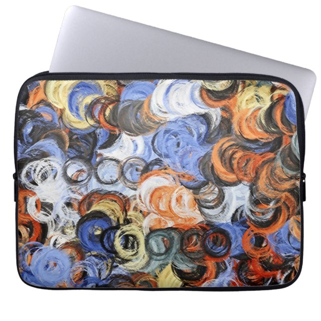 Funda Para Portátil Resumen de la pintura de arte 33 (Frente)