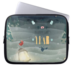 Funda Para Portátil Resumen de las fiestas navideñas_funda_10