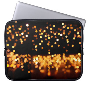 Funda Para Portátil Resumen de las luces purpurinas