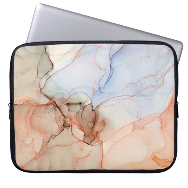 Funda Para Portátil Resumen de lujo: Alcohol Ink Art (Frente)