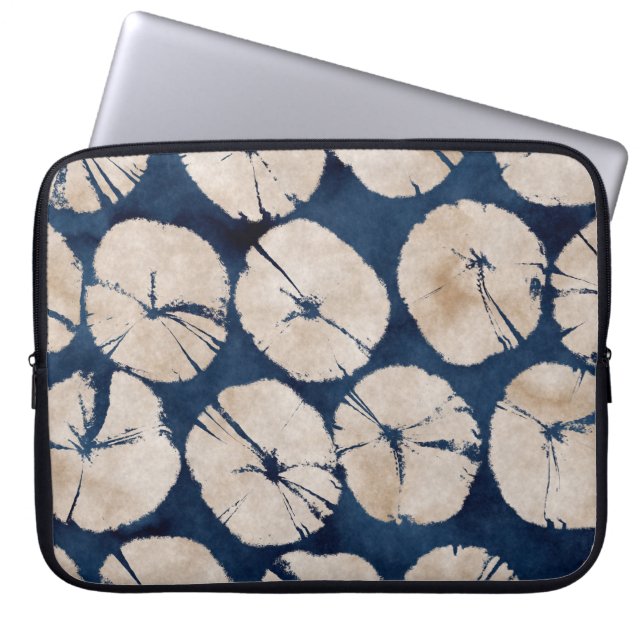 Funda Para Portátil Resumen de motivos florales orientales. Patrón sin (Frente)