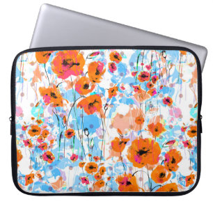 Funda Para Portátil Resumen de patrón sin soldadura floral pintado con