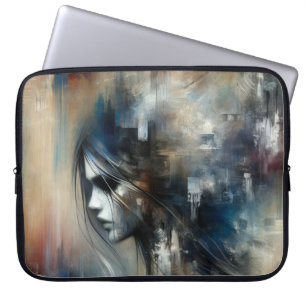 Funda Para Portátil Resumen de pintura Chica