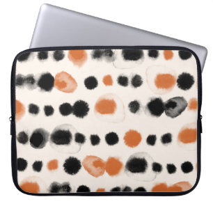 Funda Para Portátil Resumen de puntos de Polka: Geometría de acuarela.
