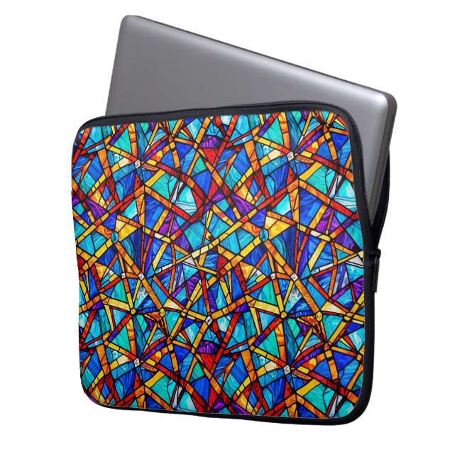 Funda Para Portátil Resumen del patrón geométrico 22 - Manga para port (Anverso izquierdo)