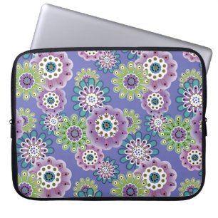 Funda Para Portátil Resumen divertido personalizados flores niños flor