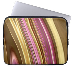 Funda Para Portátil Resumen elegante líquido retro digital líquido de 