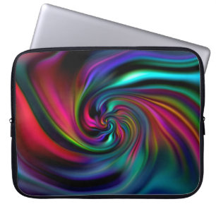 Funda Para Portátil Resumen Espirales de fondo suave II