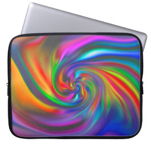 Funda Para Portátil Resumen Espirales de fondo suave II