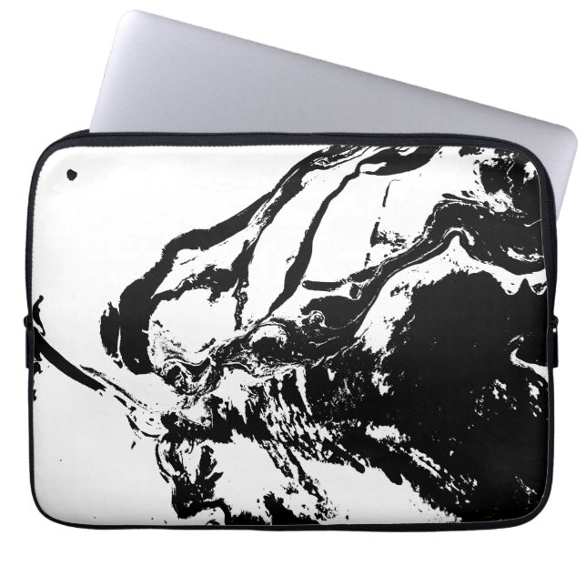 Funda Para Portátil Resumen Faces Incidental Art Electronics Bag (Frente)