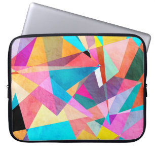 Funda Para Portátil Resumen Fondo de color geométrico colorido