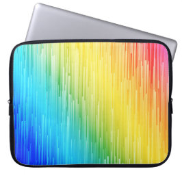Funda Para Portátil Resumen Líneas de color de arcoiris Patrón de mang