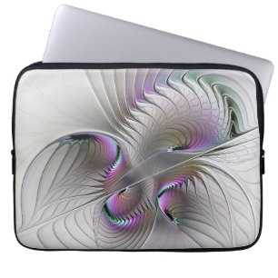 Funda Para Portátil Resumen moderno Shy Fantasía Figura Arte Fractal