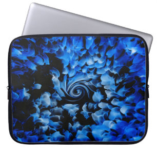 Funda Para Portátil Resumen negro y azul