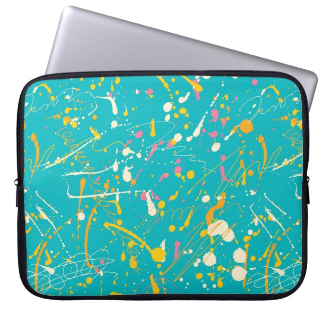 Funda Para Portátil Resumen Paint Splash (Frente)