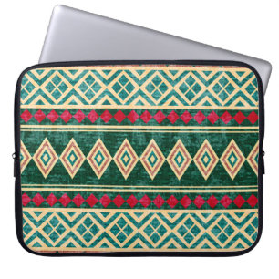 Funda Para Portátil Resumen Patrón de estilo geométrico africano
