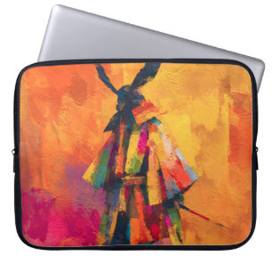 Funda Para Portátil Resumen Samurai Warrior Silhouette