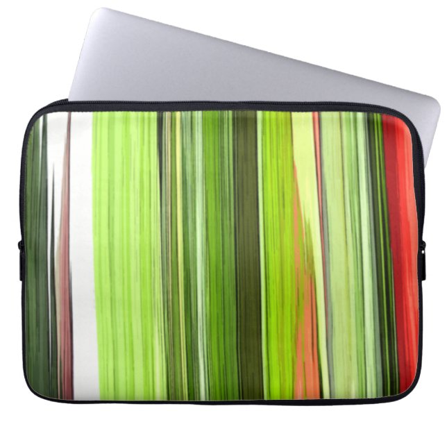 Funda Para Portátil Resumen verde vertical 422 (Frente)