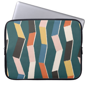Funda Para Portátil Resumen zig zag sin inconvenientes, hierro pintado