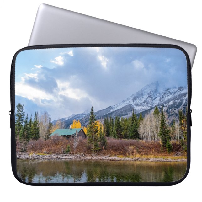 Funda Para Portátil Retiro de cabina rústico (Frente)