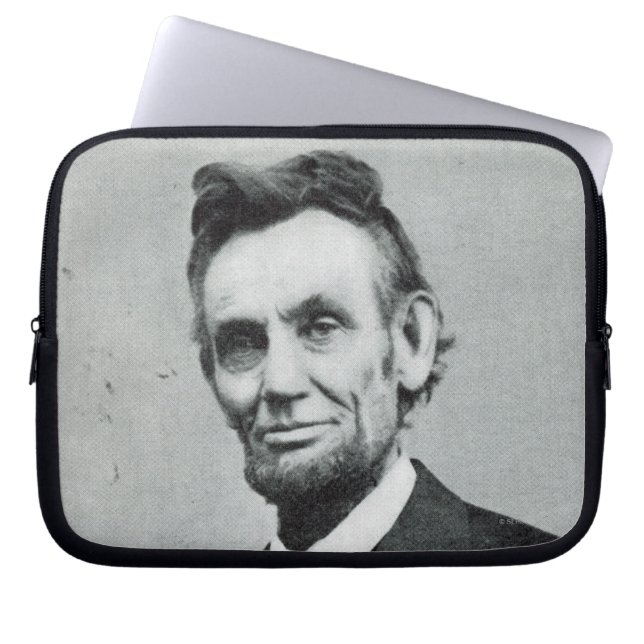 Funda Para Portátil Retrato de Abe Lincoln 1 (Frente)