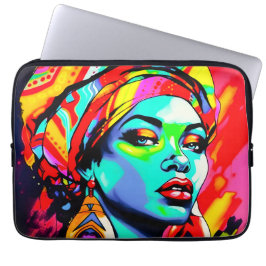 Funda Para Portátil Retrato de arte pop