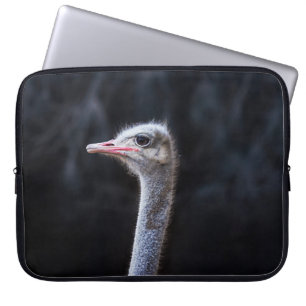 Funda Para Portátil retrato de avestruz